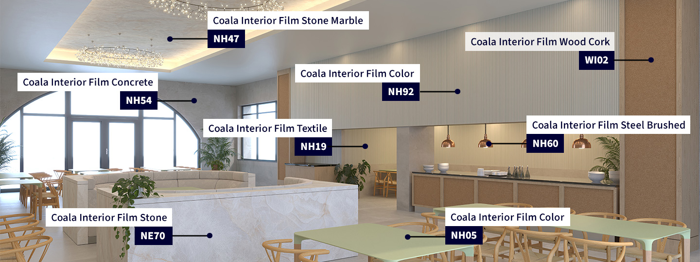 Interior film banner