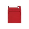 Pop'Set Virgin Pulp, ultra red, neted, mat, 120g/m2, 170 x 170 mm plic patrat fără fereastră, Clapeta dreapta, banda adezivă, pastă ECF fara lemn, 250 buc/cutie, FSC Mix Credit