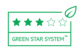 Un produs evaluat cu 3 stele „Green Star System Packaging” înseamnă că poate fi fabricat în total până la 49% din material reciclat (PIR+PCR) sau regenerabil, este reciclabil din punct de vedere tehnic și este conform REACH.
