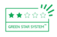 Un produs „Green Star System for Visual Com” de 2 stele înseamnă că este fie fabricat dintr-o materie primă de origine fosilă care are o reciclabilitate scăzută, fie un material de origine regenerabilă/biobază care nu este reciclabil.